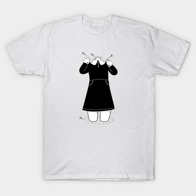 Black dress T-Shirt by coclodesign